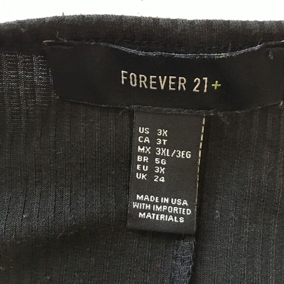 #116 Plus Size Forever 21 Cross Over top - Picture 6 of 6